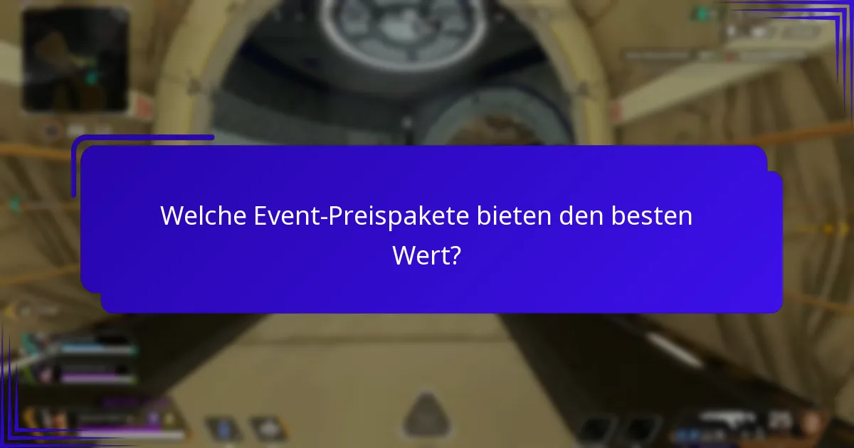 Wie ist das Feedback der Community zu Event-Preispaketen?